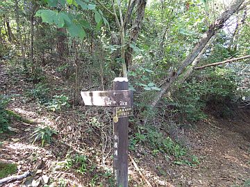 天狗城山分岐 天狗城山分岐