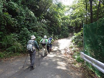 愛宕神社から串掛林道へ 愛宕神社から串掛林道へ