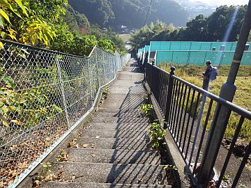 階段中間点 階段中間点