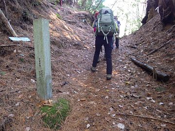 小さな峠手前 小さな峠手前