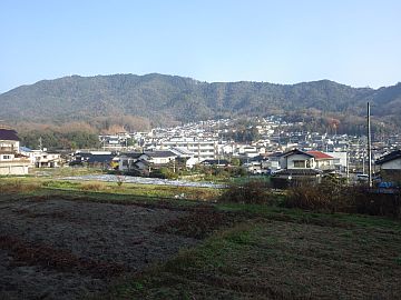 福王寺山を見る 福王寺山を見る