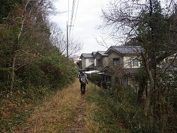 螺山下山口 螺山下山口